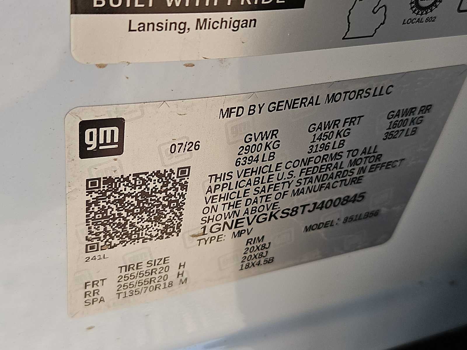 2026 Chevrolet Traverse LT