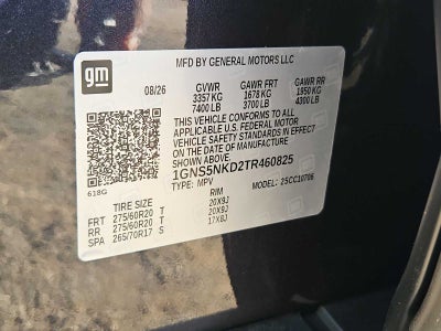 2026 Chevrolet Tahoe LT