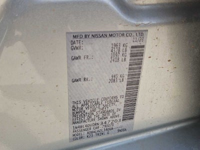 2024 Nissan Altima 2.5 SV