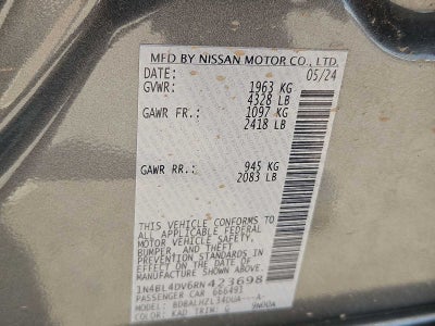 2024 Nissan Altima 2.5 SV
