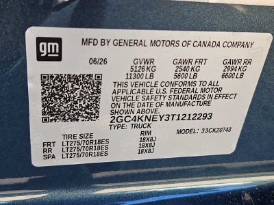 2026 Chevrolet Silverado 2500 HD LT