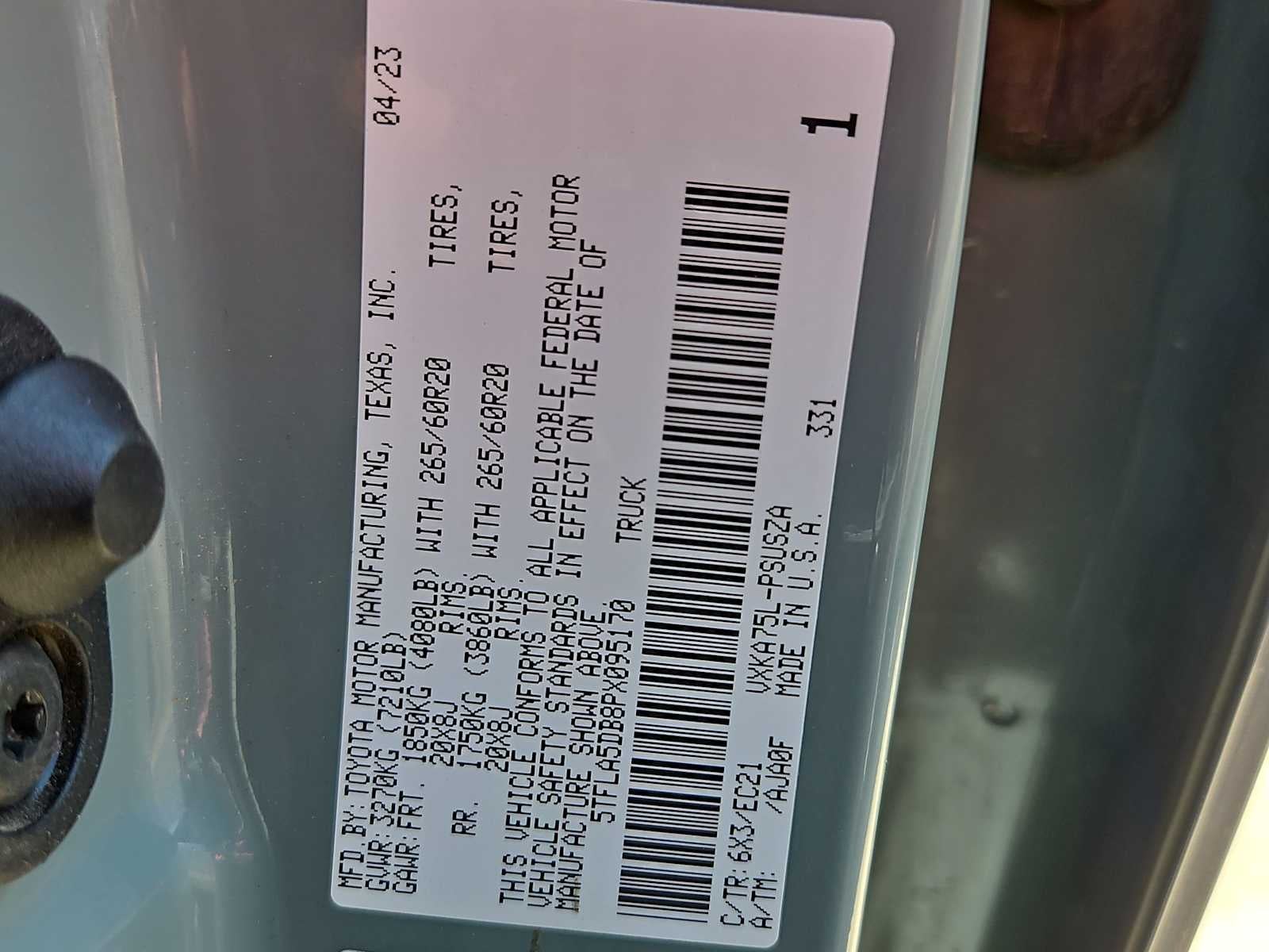 2023 Toyota Tundra 4WD SR5
