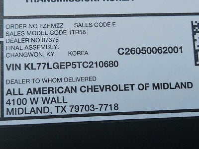 2026 Chevrolet Trax 1RS