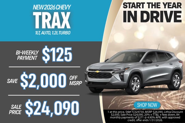 New 2026 Chevy Trax