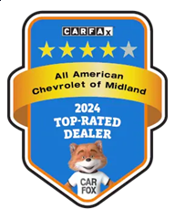 CarFax 2024 Top-Rated Dealer awarded to All American Chevrolet of Midland